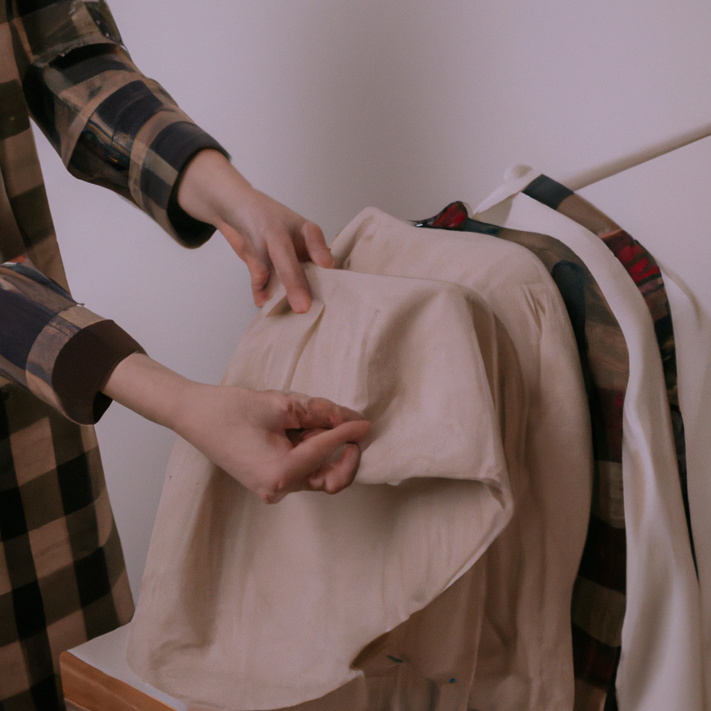 Styliste préparant des textiles naturels
